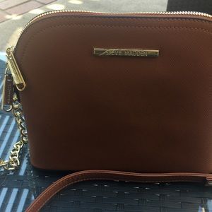 Steve Madden brown and gold purse